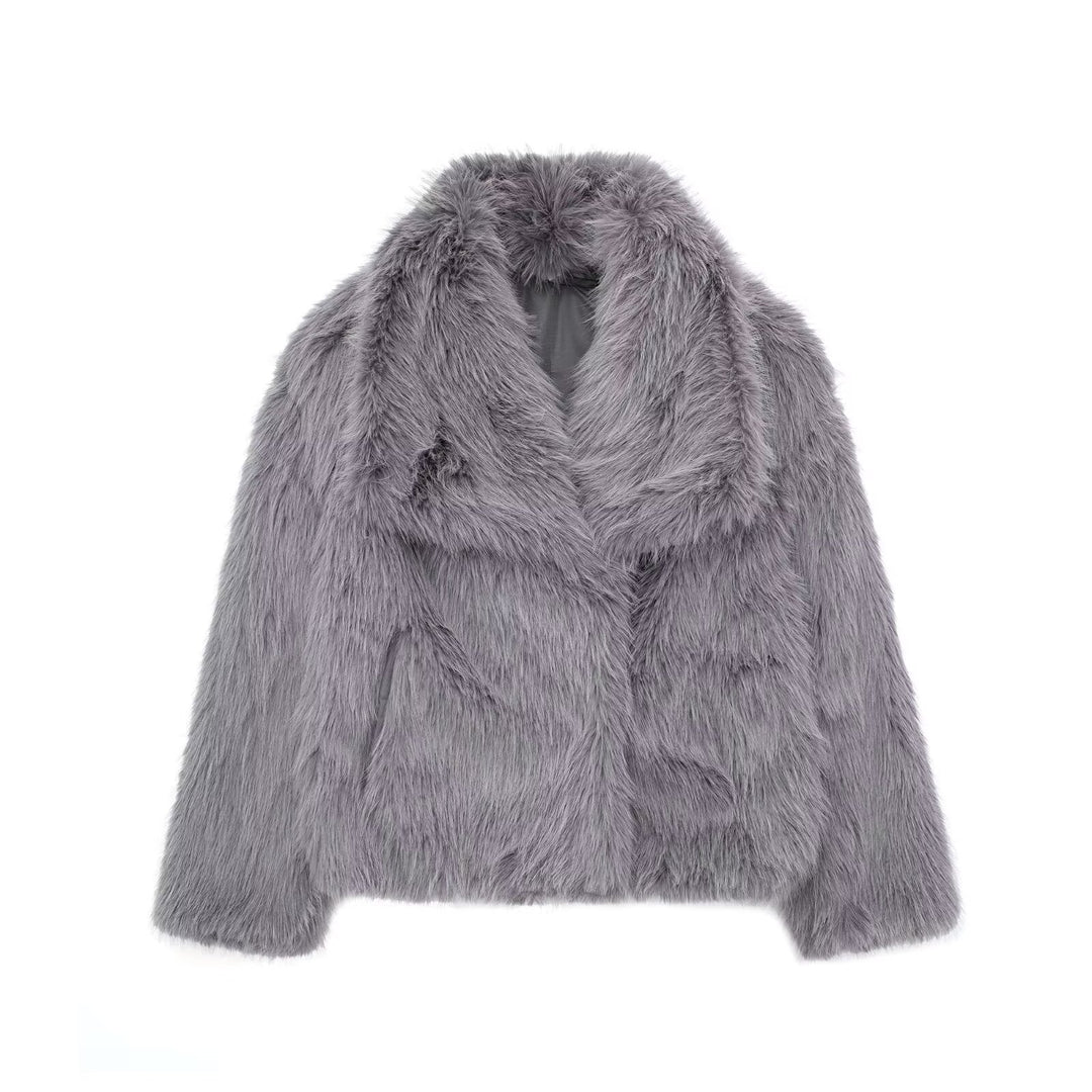W&W Mode | Faux-Fur-Mantel