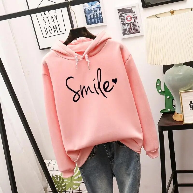 W&W Mode | Janet Smile-Love Kapuzenpullover