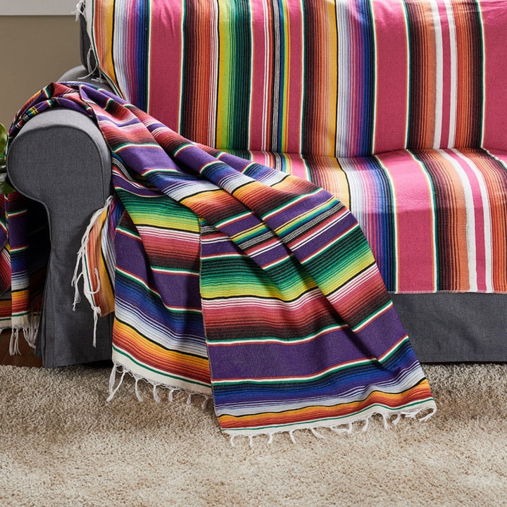 W&W Mode | Boho Stil Strand Picknickdecke / Wurfteppich