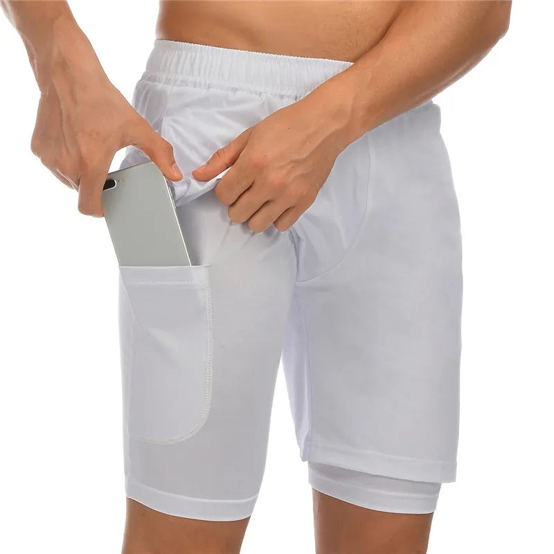 W&W Mode | 2 in 1 Laufshorts Mit Sicherer Tasche Leicht & Atmungsaktiv