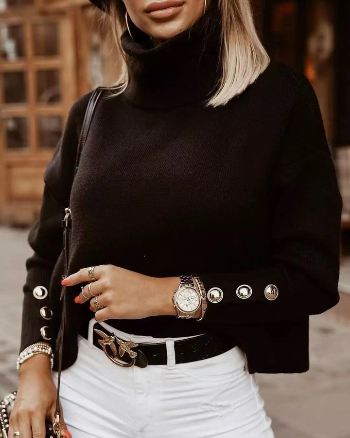 W&W Mode - Pullover mit klobigem Rollkragen