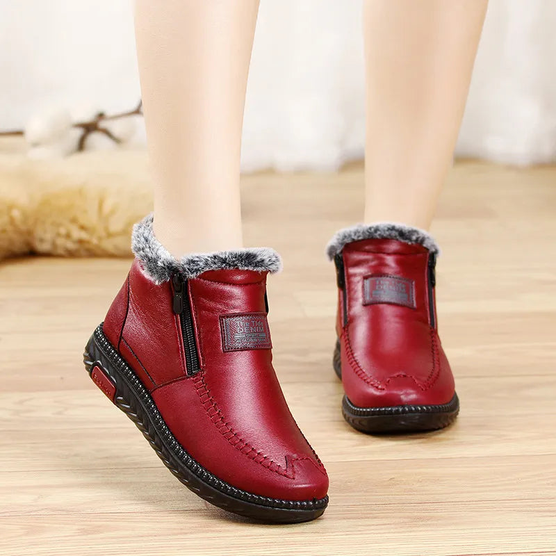 W&W Mode - Wasserdichte Lederstiefel