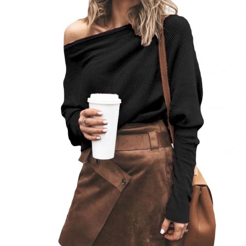 W&W Mode Sexy schulterfreier Pullover