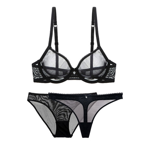 W&W Mode | 3-Teiliges Transparentes Lingerie-Set für Komfort