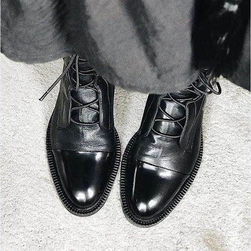 W&W Mode | Vintage-Stiefeletten mit Absatz für Damen