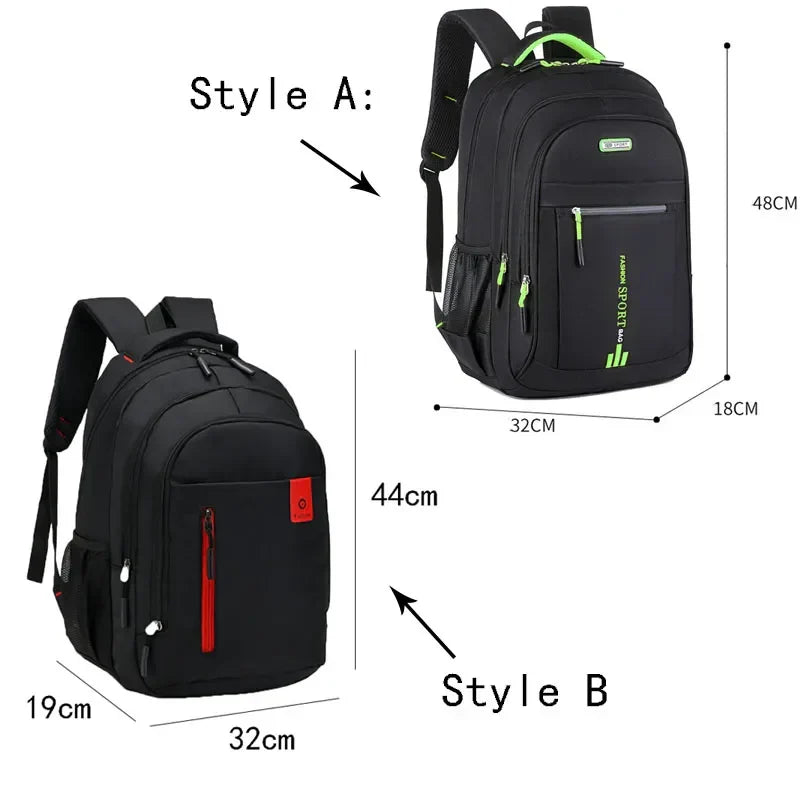 W&W Mode | Stylischer Wasserdichter Oxford Rucksack Für Herren