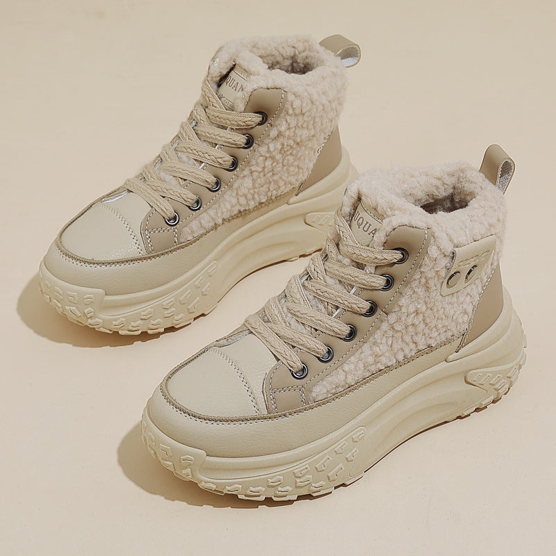 W&W Mode – Wasserdichte Plüsch-Stiefeletten