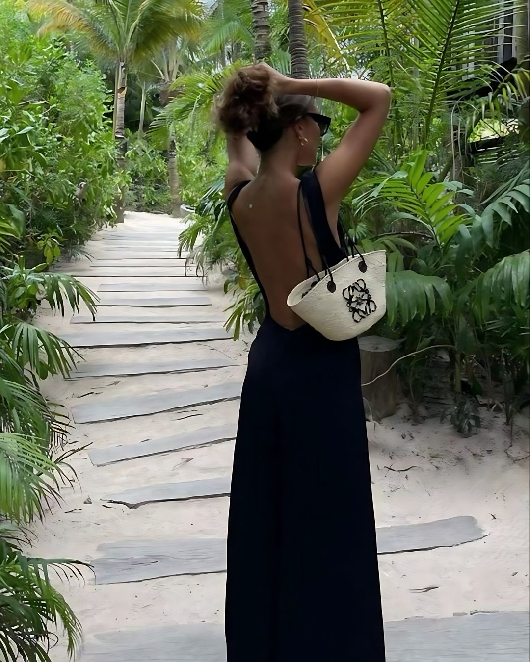 W&W Mode | Strohtasche Mit Details