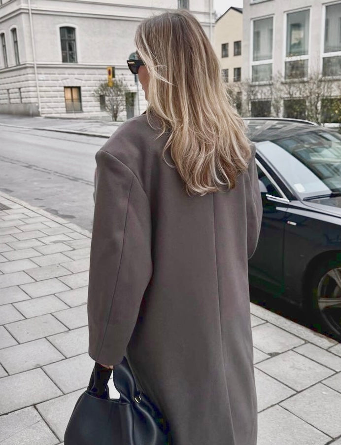 W&W Mode | Langer Übergroßer Mantel Für Damen