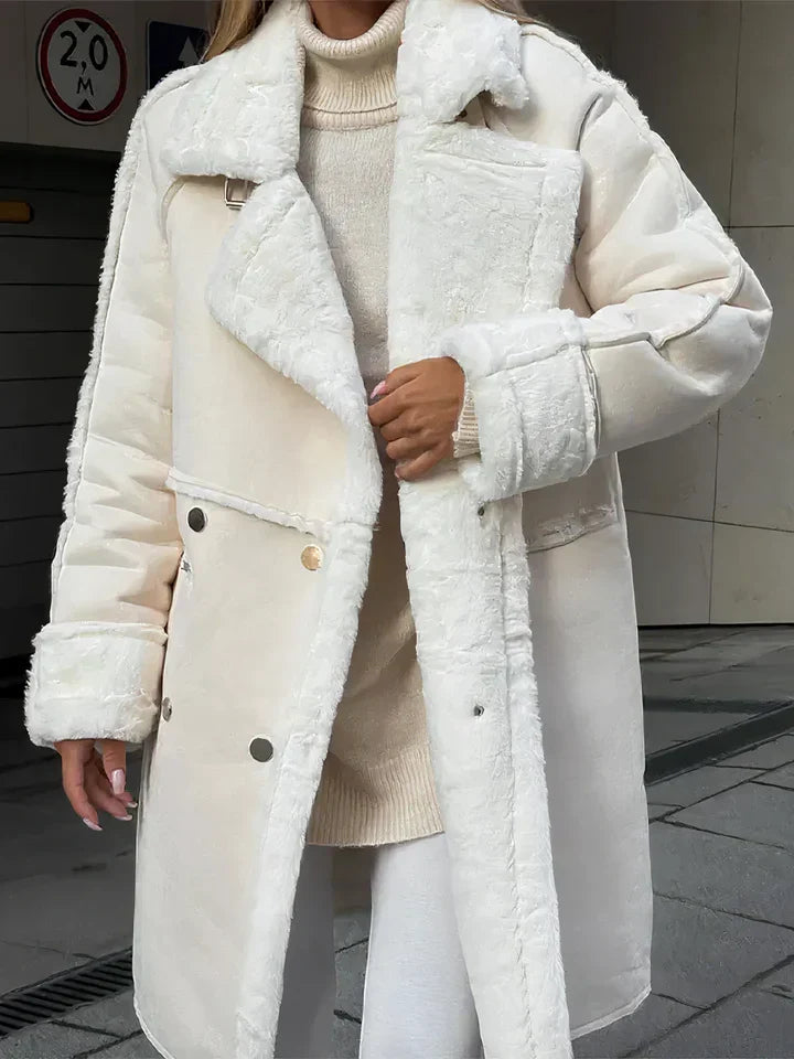W&W Mode - Winddichter Teddymantel Für Frauen