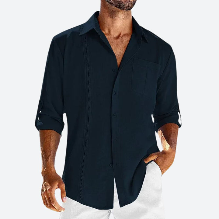 W&W Mode | Retro Leinen Sommerhemd Für Männer