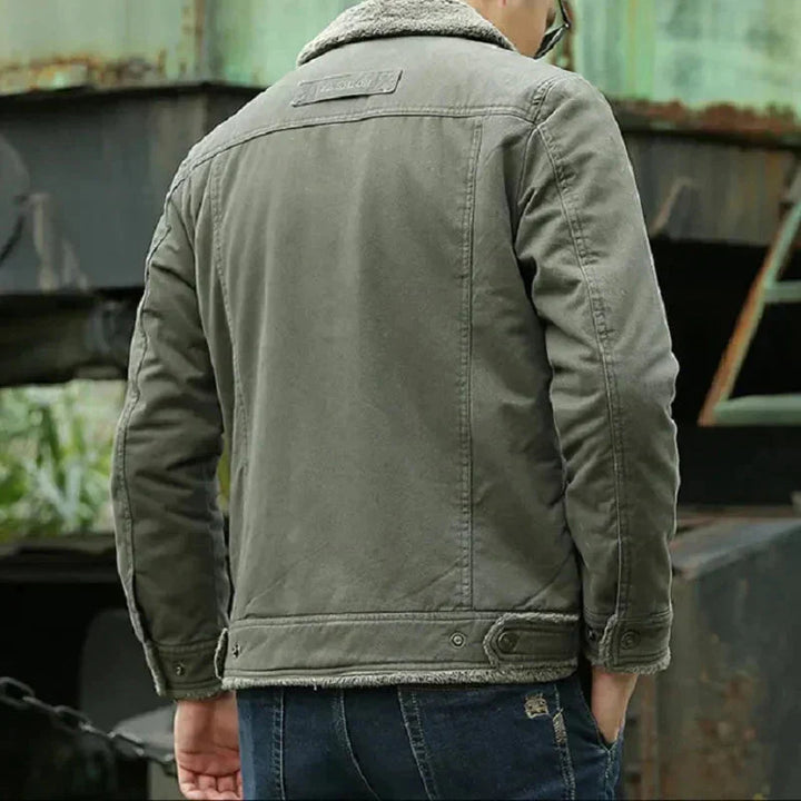 W&W Mode | Knöpfe Kragen Sommerjacke Herren
