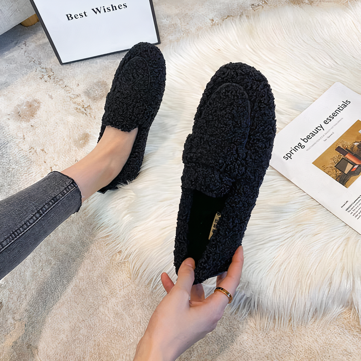 W&W Mode | Winter Plüsch Schuhe - Warme und Bequeme Hausschuhe für den Winter