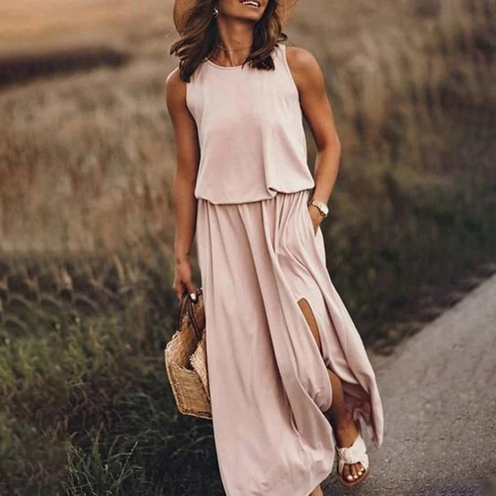 W&W Mode - Lässiges Sommerkleid mit Schlitz