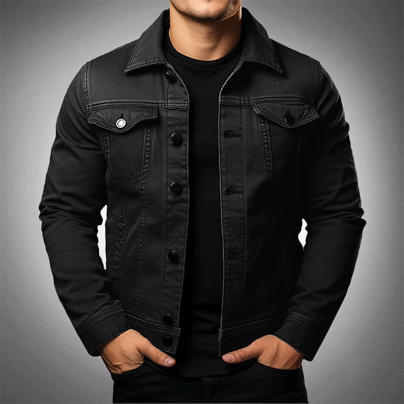 W&W Mode | Denim Jacke für Männer für Komfort Vielseitigkeit