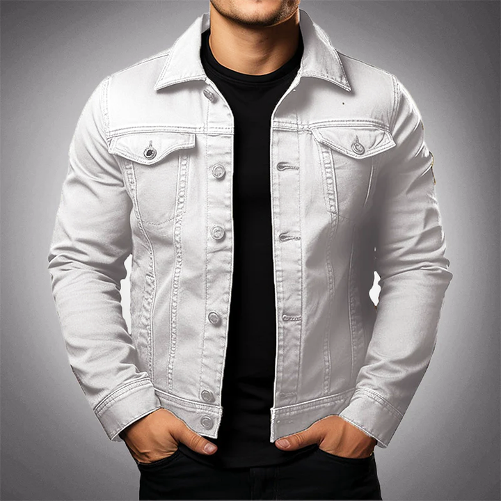 W&W Mode | Denim Jacke für Männer für Komfort Vielseitigkeit