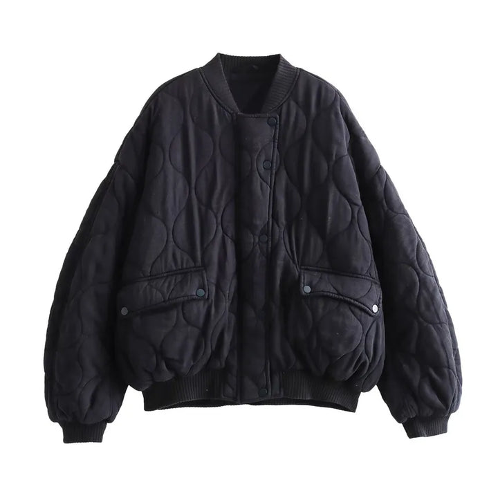 – Baumwolljacke mit Rundhalsausschnitt