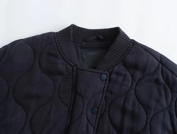 – Baumwolljacke mit Rundhalsausschnitt