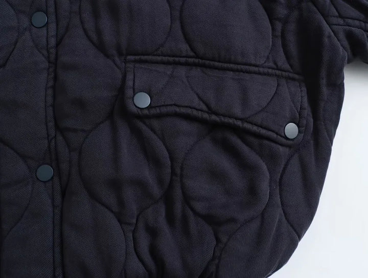 – Baumwolljacke mit Rundhalsausschnitt