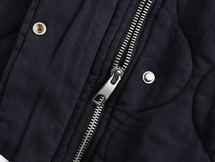– Baumwolljacke mit Rundhalsausschnitt