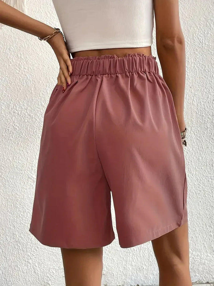 W&W Mode | Shorts, schräge Taschen, hohe Taille, Damenshorts, Sommerkleidung