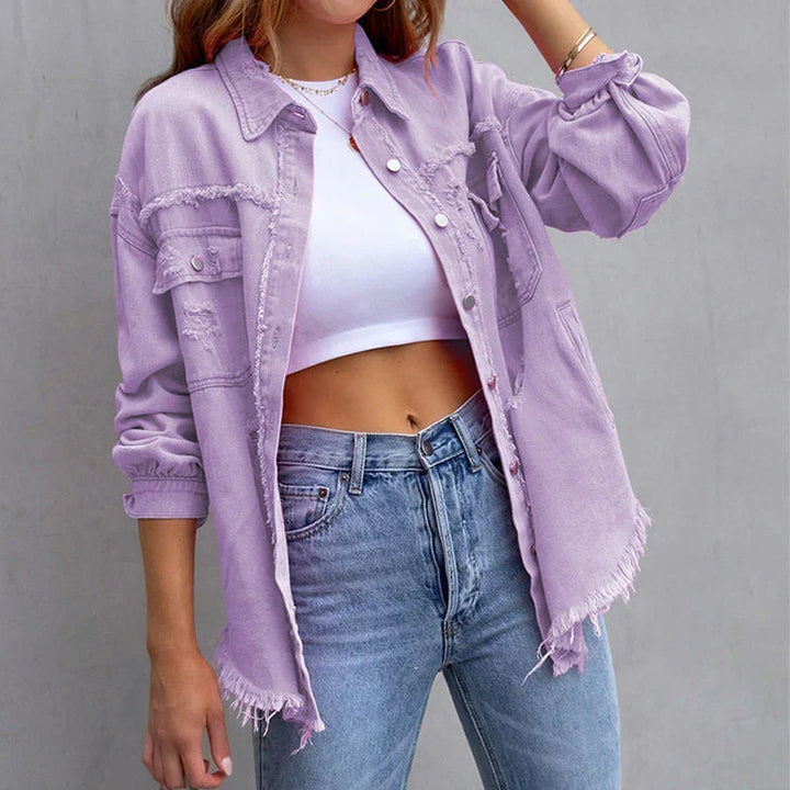 W&W Mode - Detaillierte Jeansjacke