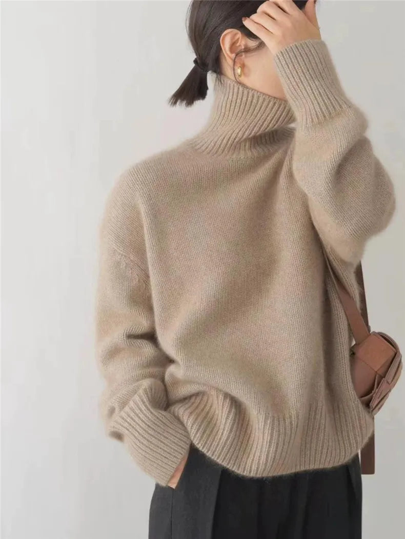 W&W Mode | Kaschmir Rollkragenpullover Damen