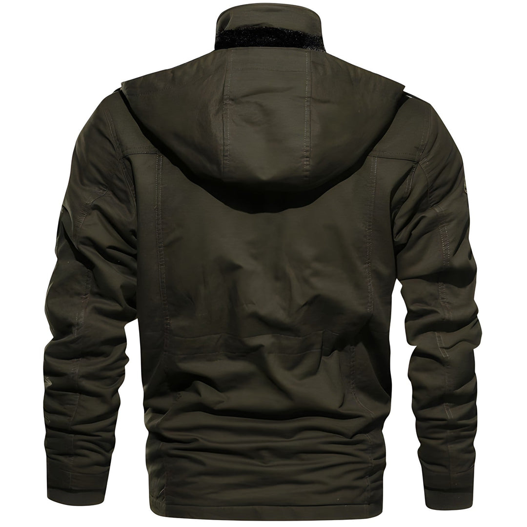 W&W Mode | Wasserdichte Militärjacke Mit Verstellbarem Bund