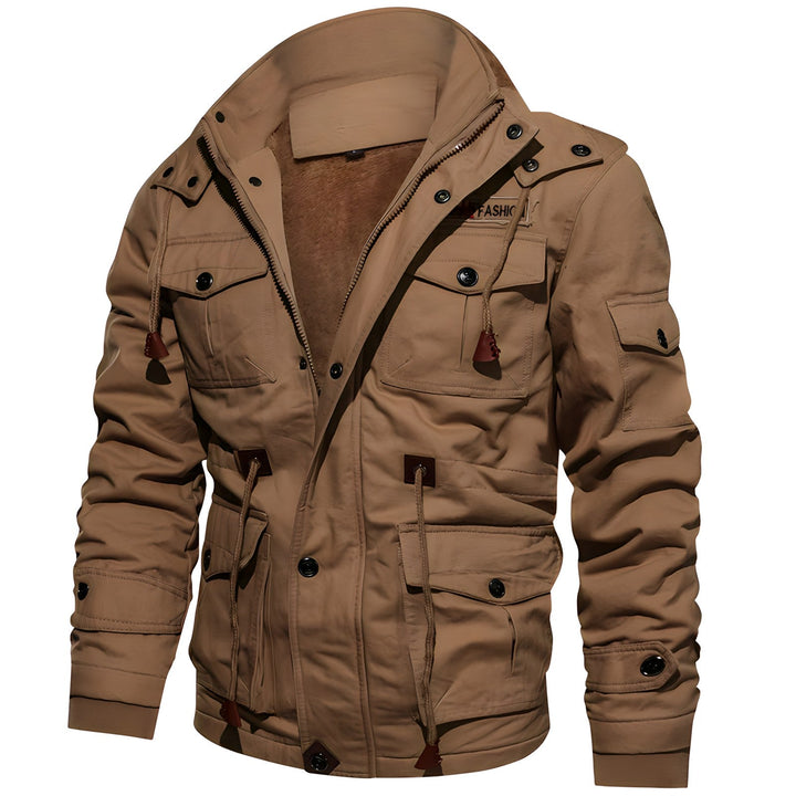 W&W Mode | Wasserdichte Militärjacke Mit Verstellbarem Bund