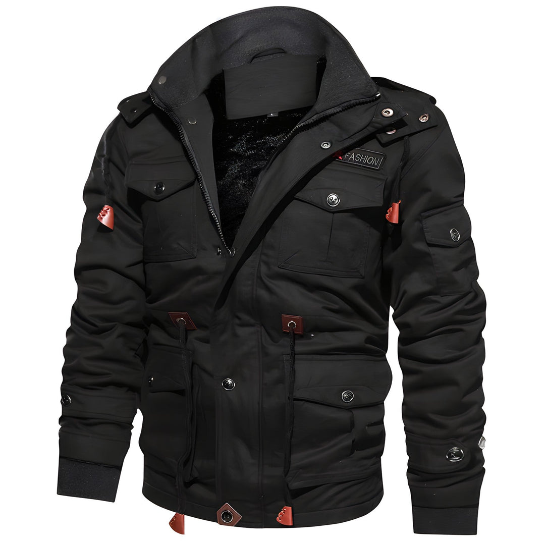 W&W Mode | Wasserdichte Militärjacke Mit Verstellbarem Bund
