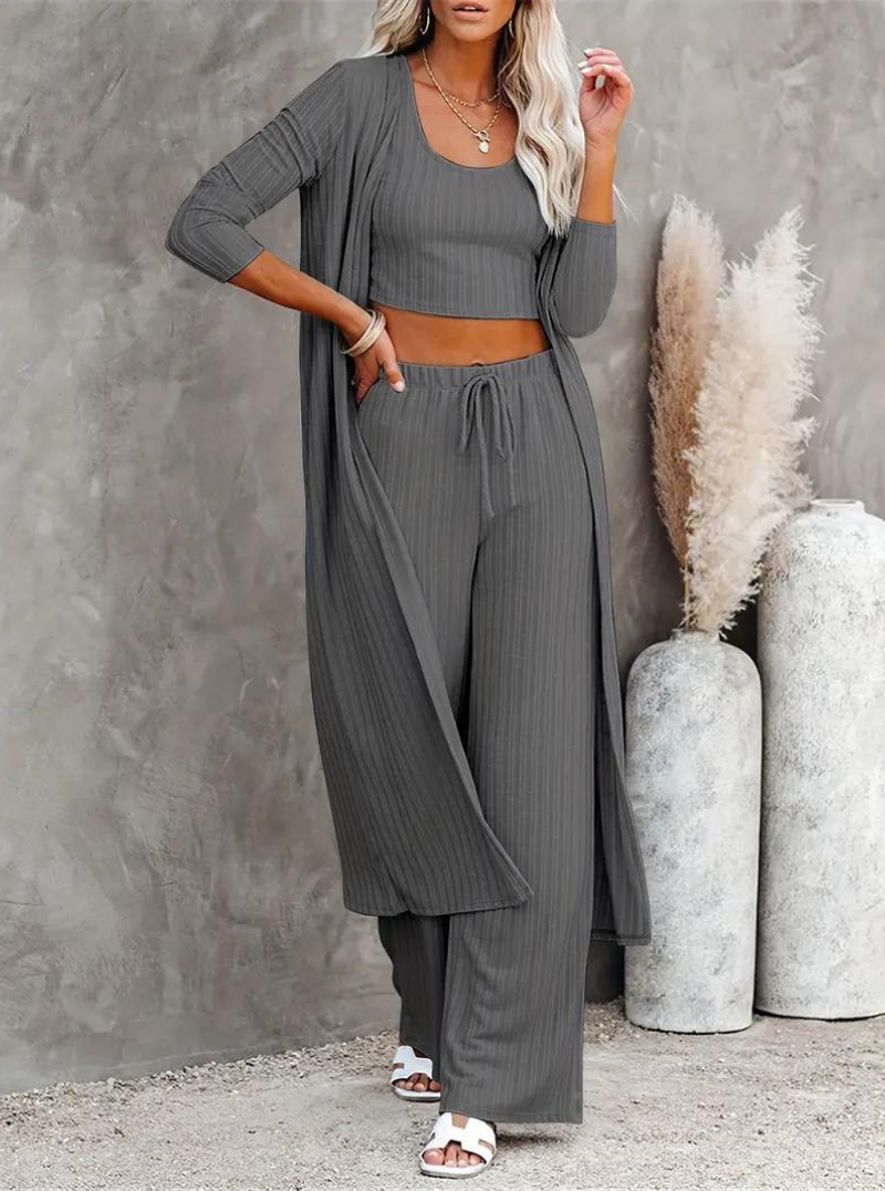 W&W Mode | 3-teiliges Loungewear-Set für Damen