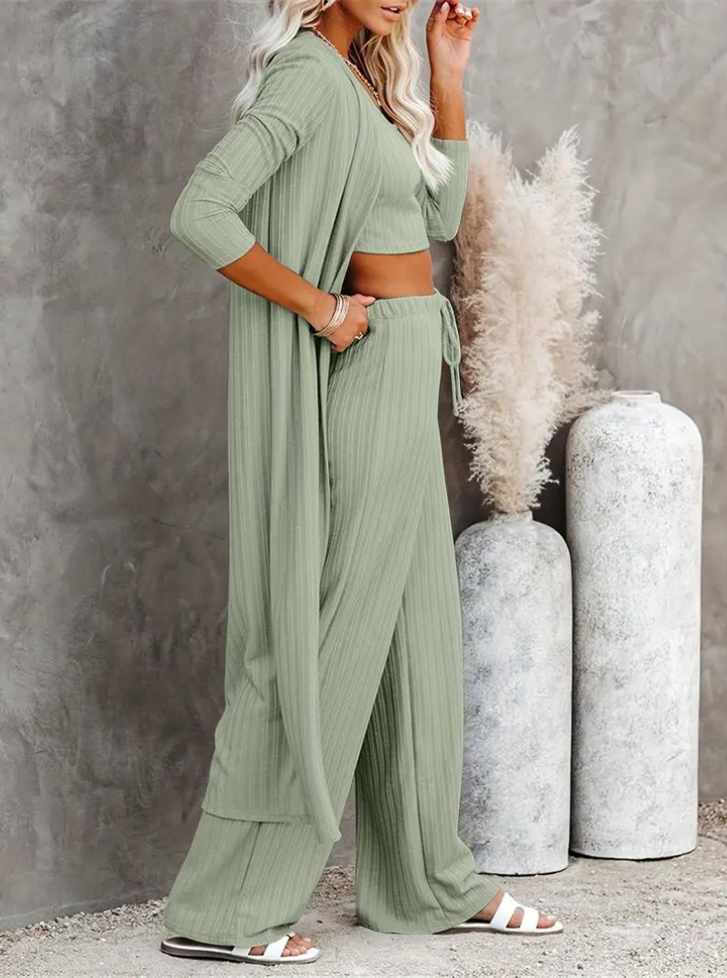 W&W Mode | 3-teiliges Loungewear-Set für Damen