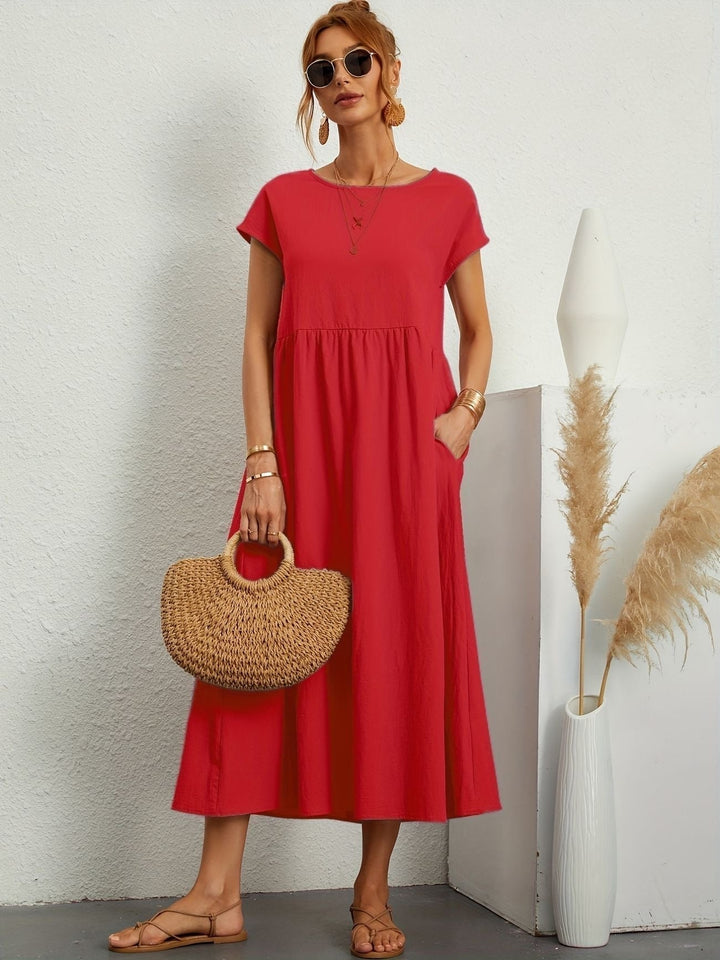 Camille | Kleid mit Rundhalsausschnitt