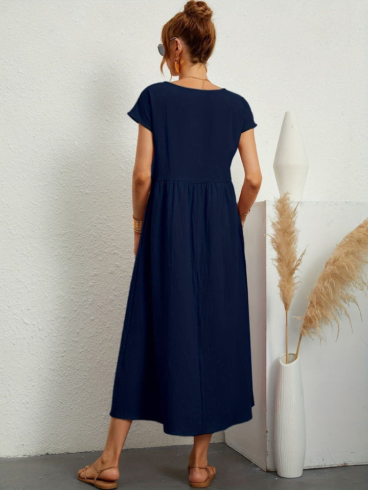 Camille | Kleid mit Rundhalsausschnitt