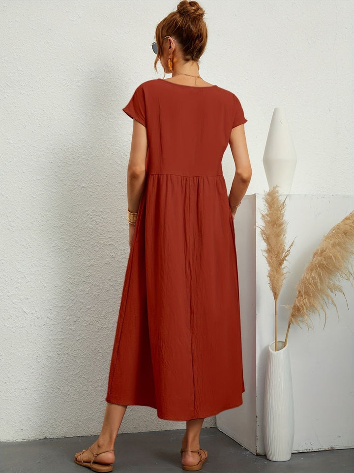 Camille | Kleid mit Rundhalsausschnitt