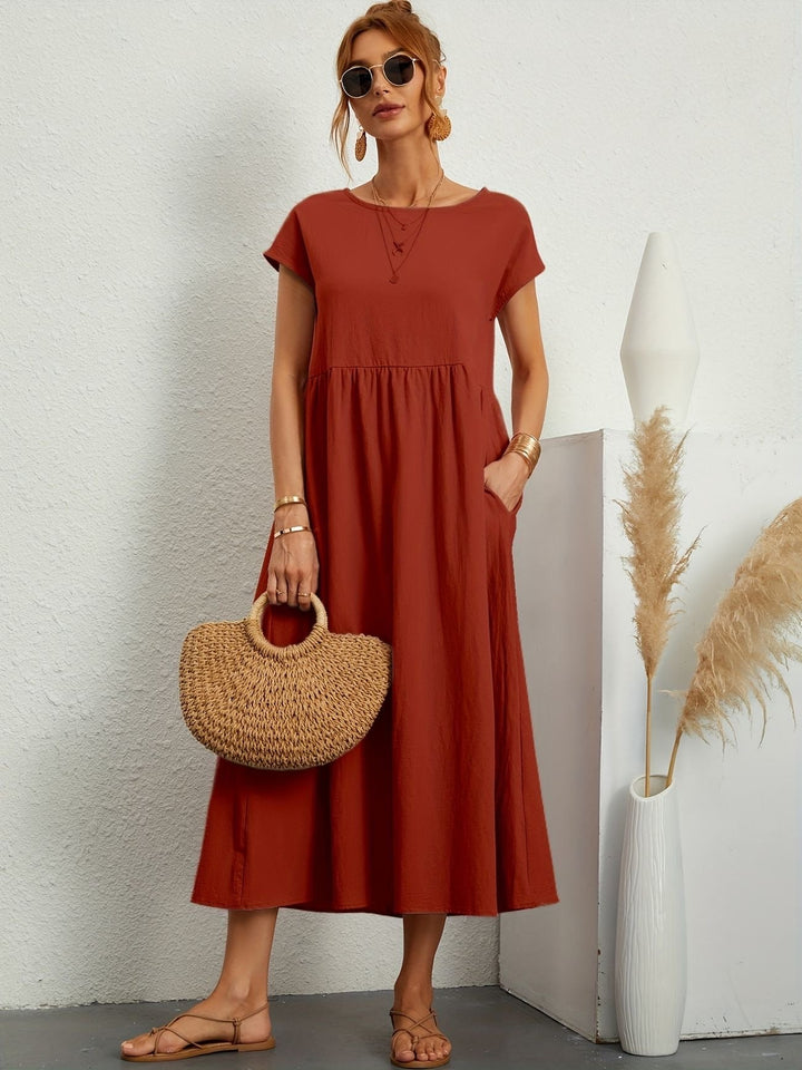 Camille | Kleid mit Rundhalsausschnitt