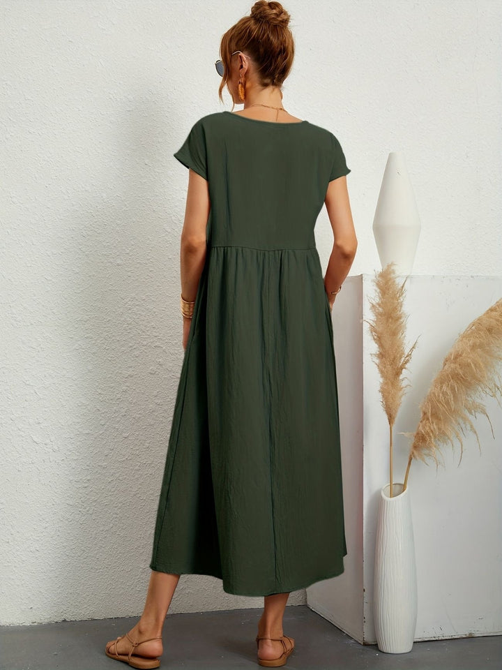 Camille | Kleid mit Rundhalsausschnitt