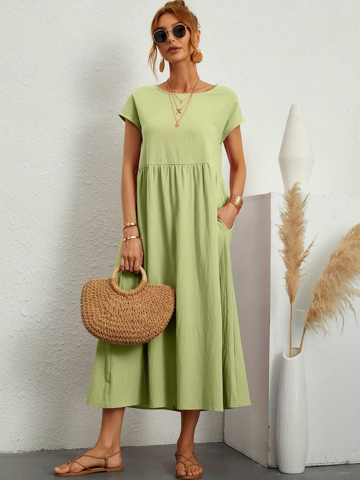 Camille | Kleid mit Rundhalsausschnitt