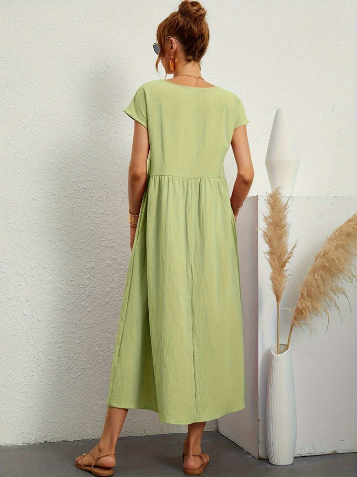 Camille | Kleid mit Rundhalsausschnitt