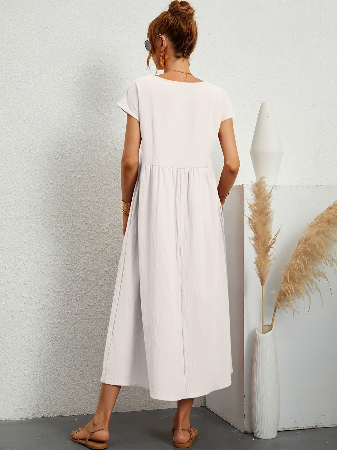 Camille | Kleid mit Rundhalsausschnitt