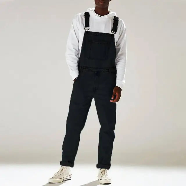 W&W Mode | Lässige Jumpsuits aus Denim mit Verstellbaren Trägern und Taschen