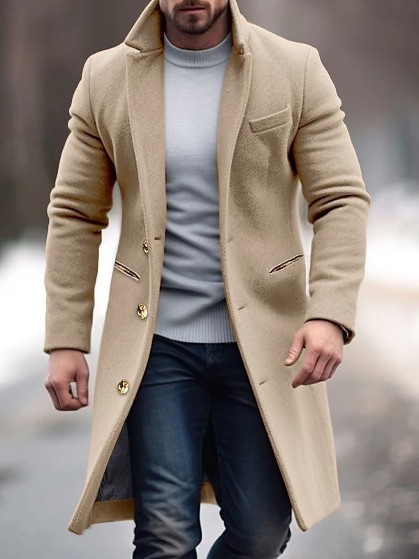 W&W Mode | Moderne Herrenjacke Mit Knöpfen