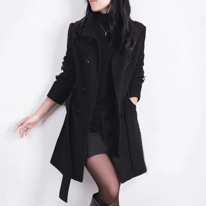 W&W Mode - Eleganter Winter-Langmantel für Damen
