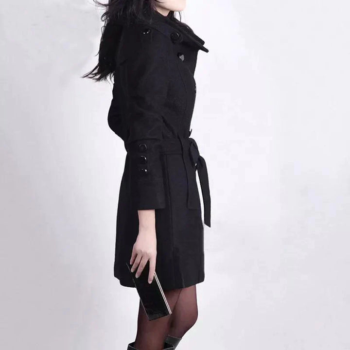 W&W Mode - Eleganter Winter-Langmantel für Damen