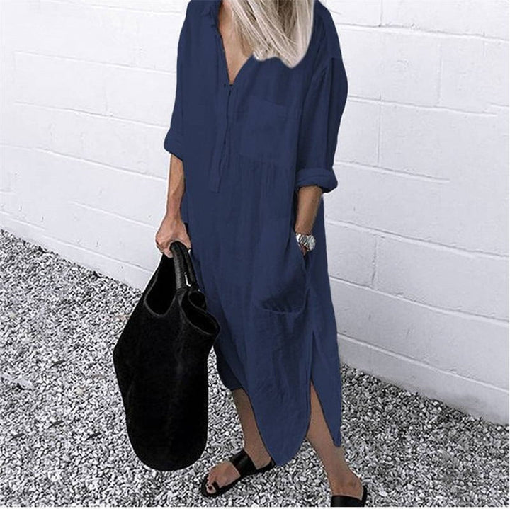 W&W Mode | Leinen Maxi Kleid
