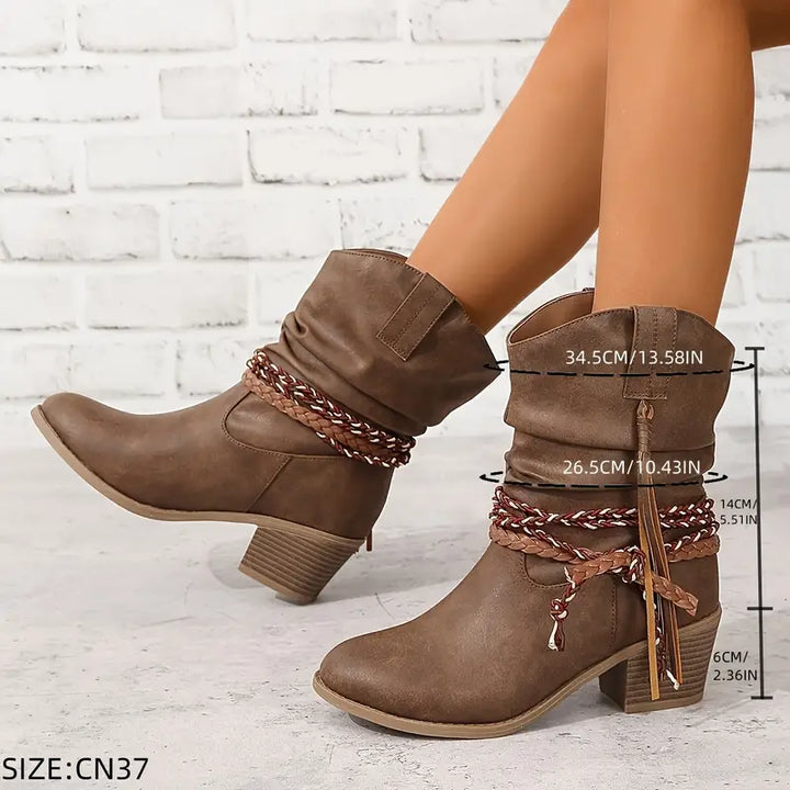 W&W Mode | Western-Stiefel mit Cowboy-Optik