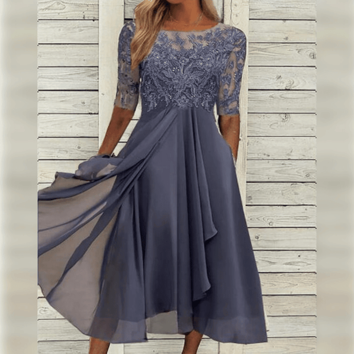 W&W Mode | Bestickte Spitzenkleid