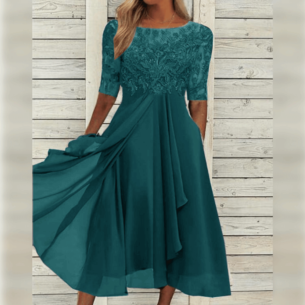 W&W Mode | Bestickte Spitzenkleid