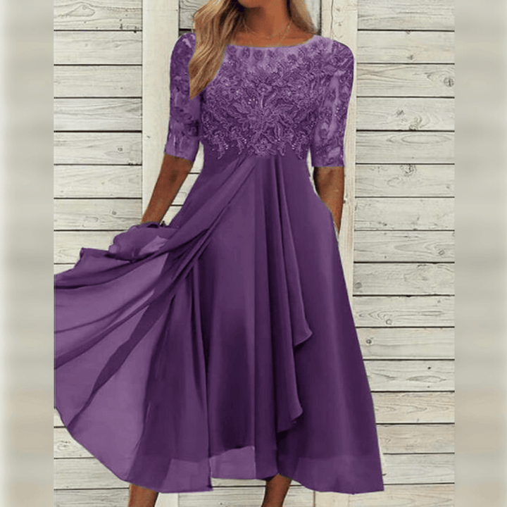 W&W Mode | Bestickte Spitzenkleid