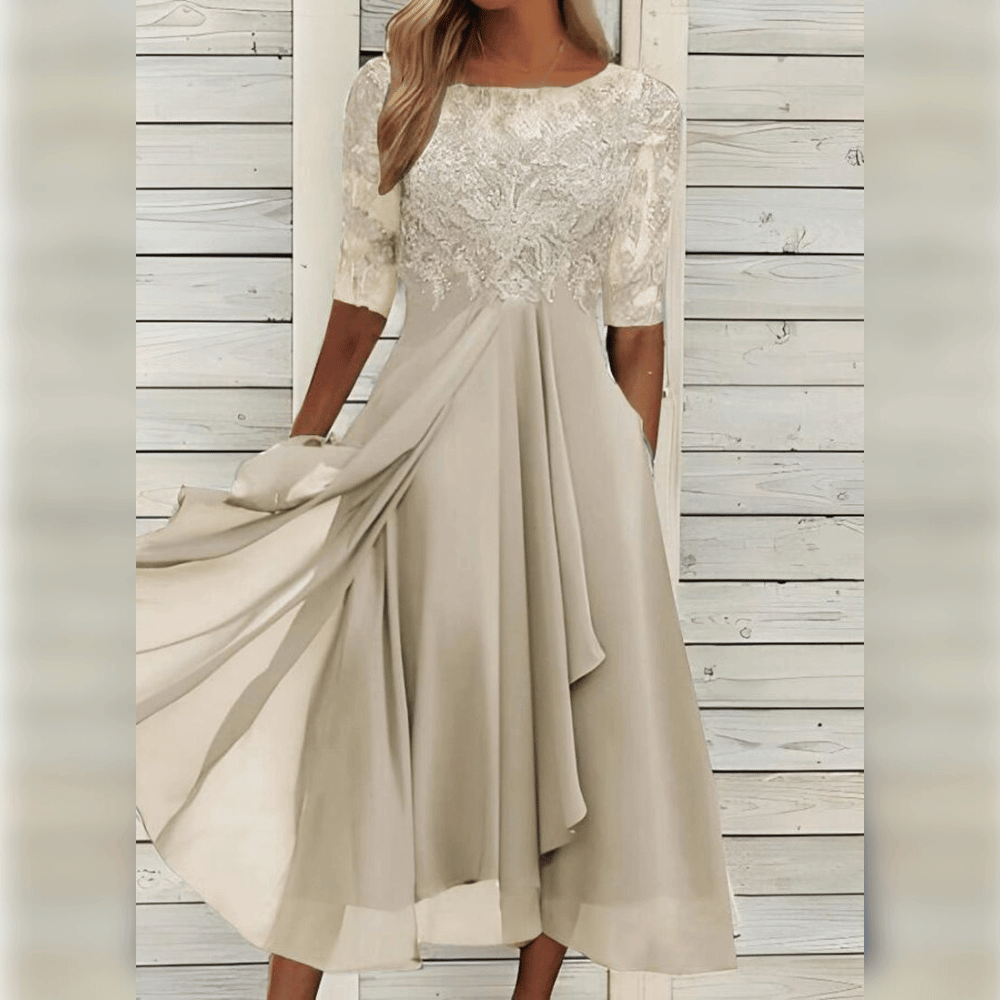 W&W Mode | Bestickte Spitzenkleid